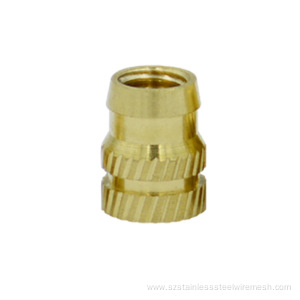 M5 compressed knurled brass insert nut